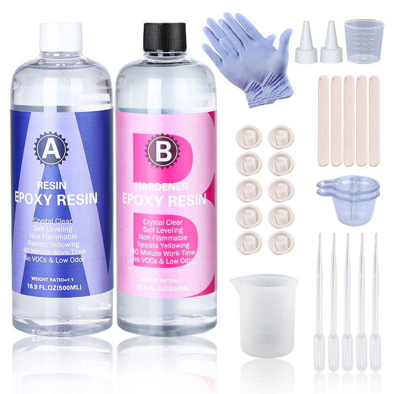 Resin Art Ratio - Crystal Clear Epoxy Resin Kit Easy