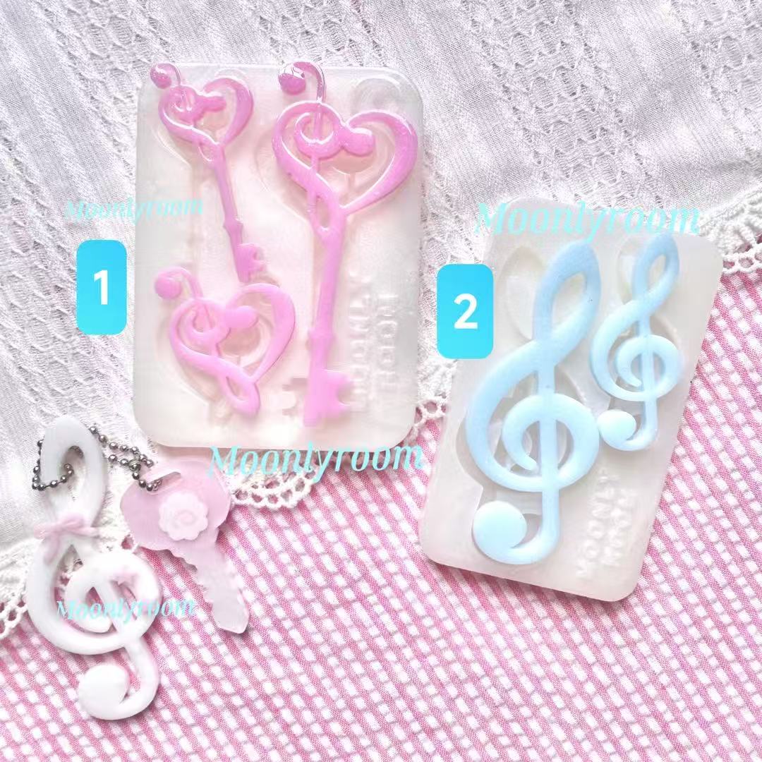 Resin Art Tools - Musical Note Accessories Resin Casting Mold