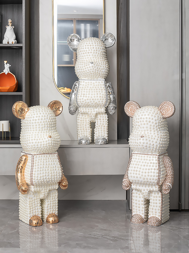 Cartoon Bear Ornament Home Dec - Resin Art Floor review and price
