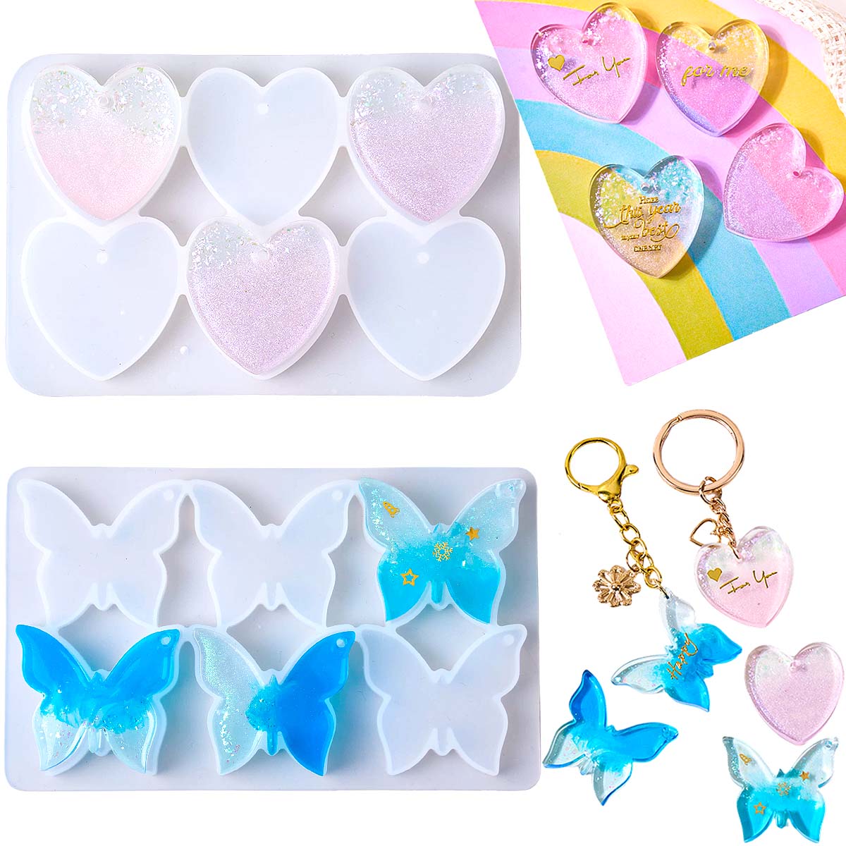 Six-hole with Holes Earring Si - Resin Art Tools review and price