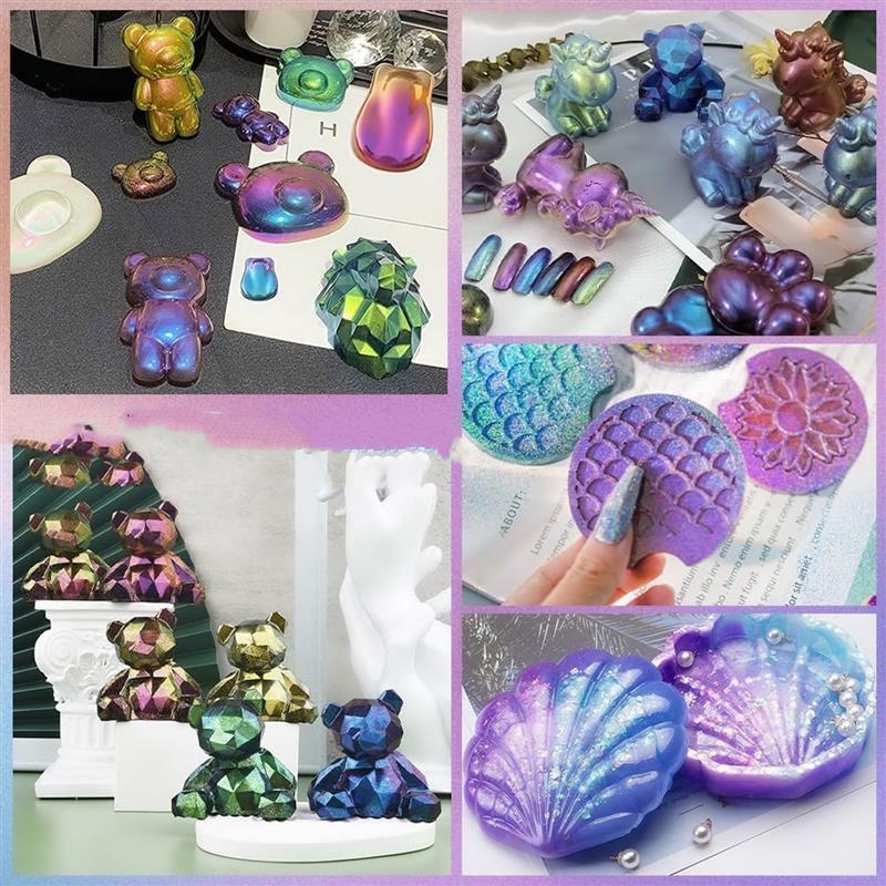 3g Mirror Chameleons Resin Pig - Glitter Powder Resin review and price