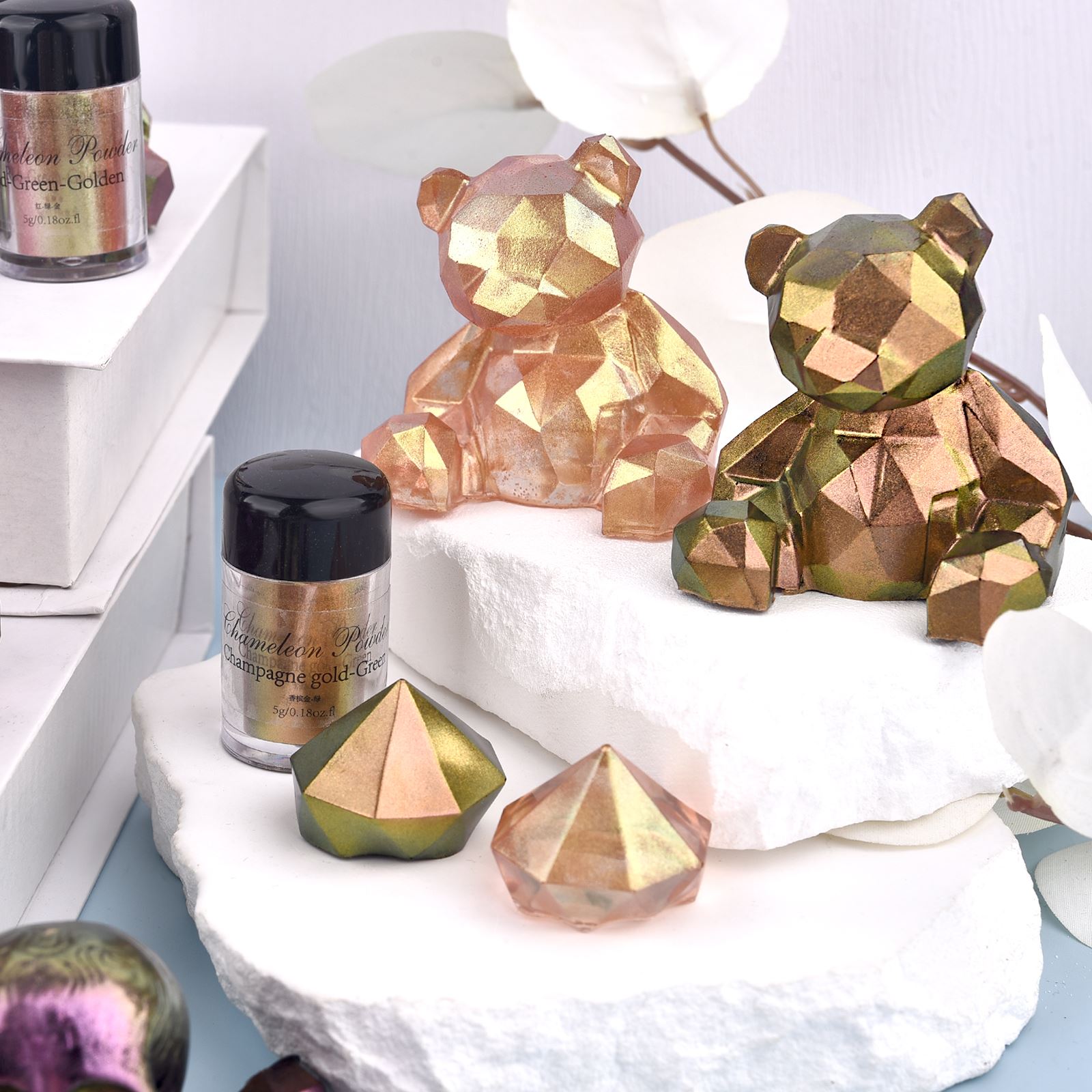 Mirror Chameleon Resin Pigment - Glitter Powder Resin review and price
