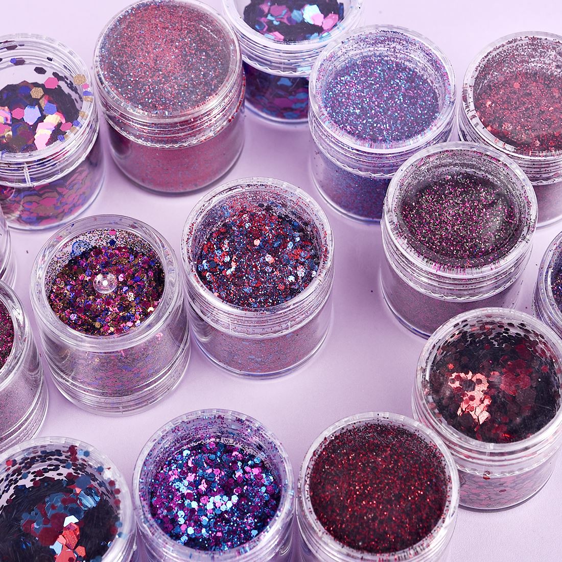 4/5 bottles Dreamlike Glitter  - Glitter Powder Resin review and price